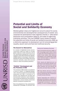 Potential and Limits of Social and Solidarity Economy (Project Brief)